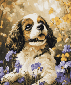 Cavachon Puppy Diamond Painting