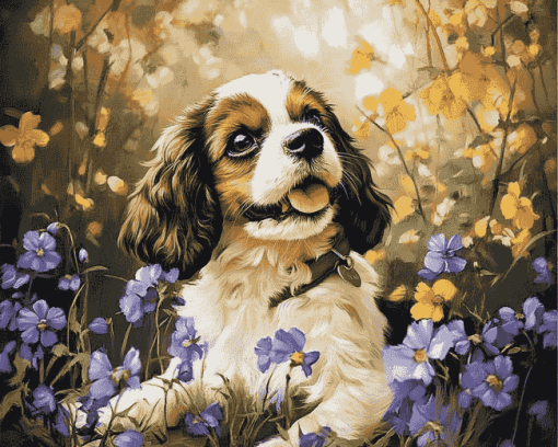 Cavachon Puppy Diamond Painting