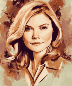 Celebrity Kirsten Dunst Diamond Painting