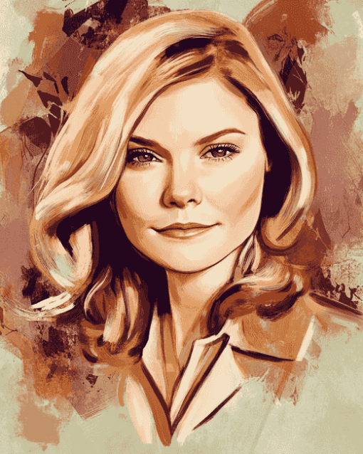 Celebrity Kirsten Dunst Diamond Painting