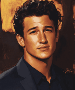 Celebrity Miles Teller Diamond Painting