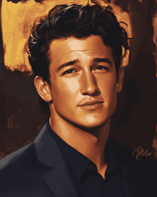 Celebrity Miles Teller Diamond Painting