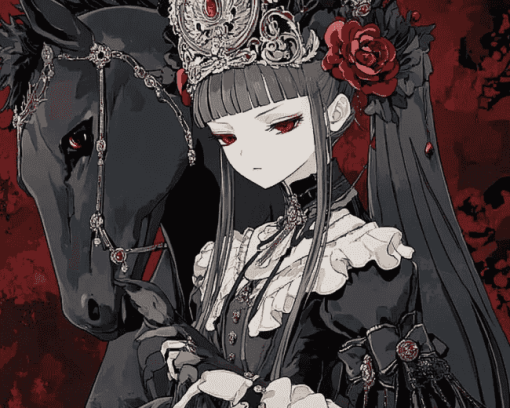 Celestia Ludenberg Anime Diamond Painting