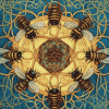 Celtic Bees Mandala by Brigid Ashwood Diamond Painting