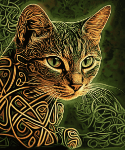 Celtic Knot Cat Diamond Painting