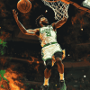 Celtics Jaylen Brown Basketballer Diamond Painting