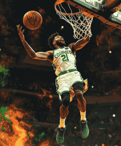 Celtics Jaylen Brown Basketballer Diamond Painting