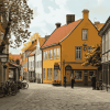 Central Lund Street View Diamond Painting