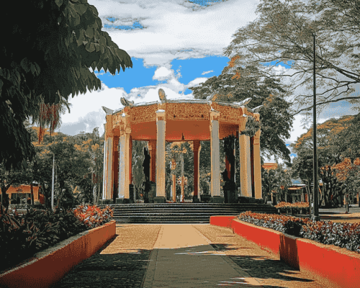 Central Park Nicaragua Building Diamond Painting