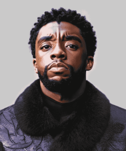 Chadwick Boseman Films Diamond Painting