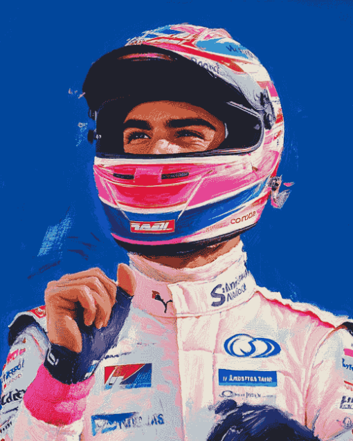 Champion Racer Lance Stroll Diamond Painting