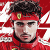 Charles Leclerc Racing Icon Diamond Painting