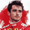 Charles Leclerc Racing Legend Diamond Painting