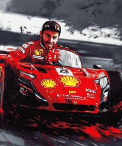 Charles Racing Legends Diamond Painting