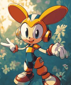 Charmy Bee Sonic Diamond Painting