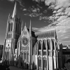 Chartres Cathedral Black And White Diamond Painting