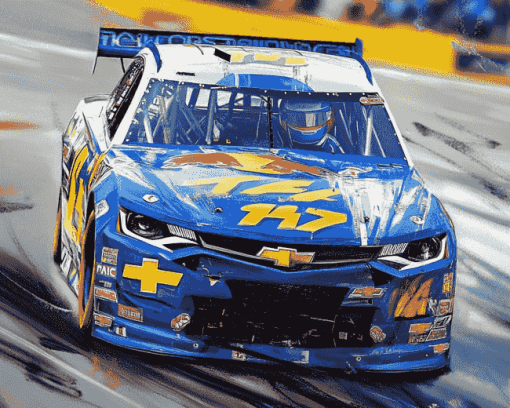 Chase Elliott Famous Racer Diamond Painting