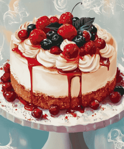 Cheesecake Foodie Diamond Painting