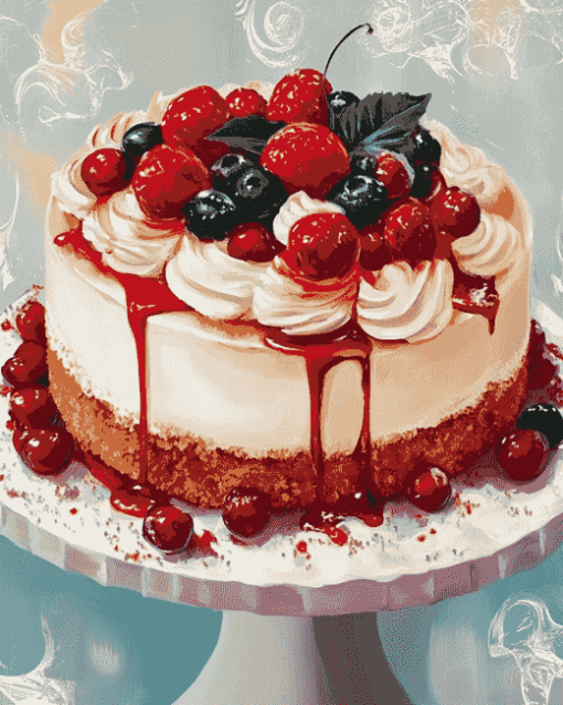 Cheesecake Foodie Diamond Painting