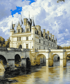 Chenonceau Castle in France Diamond Painting