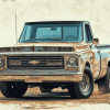 Chevy C10 Classic Truck Diamond Painting