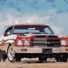 Chevy Chevelle SS Engines Diamond Painting