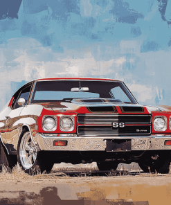 Chevy Chevelle SS Engines Diamond Painting