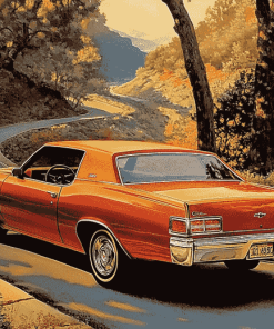 Chevy Monte Carlo Engines Diamond Painting