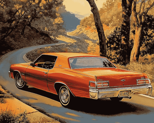 Chevy Monte Carlo Engines Diamond Painting