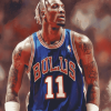 Chicago Bulls Star Dennis Rodman Diamond Painting