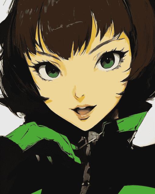 Chie Persona 4 Anime Diamond Painting