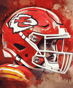 Chiefs Helmet American Football Diamond Painting