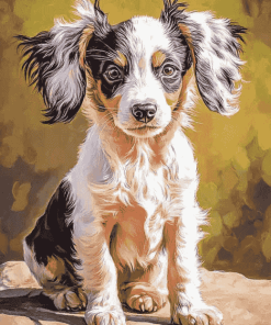 Chinese Crested Puppy Diamond Painting