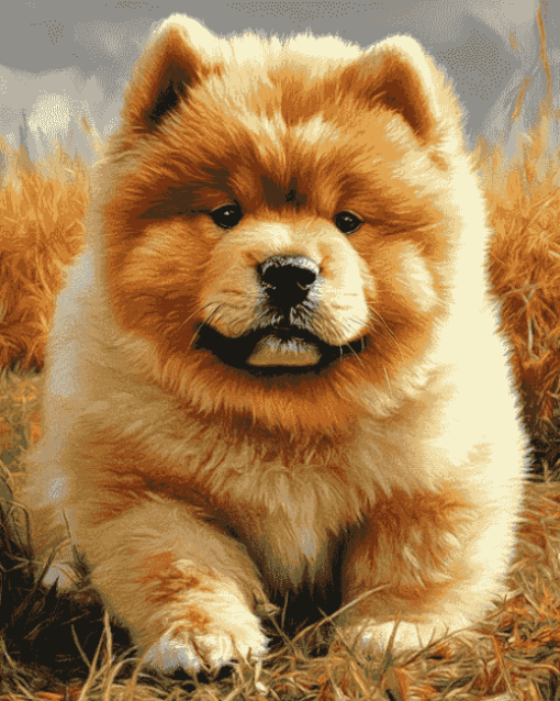 Chow Chow Dog Diamond Painting