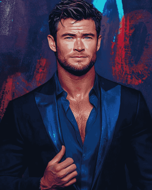 Chris Hemsworth Celebrity Diamond Painting