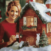 Christmas Cottage Film Diamond Painting