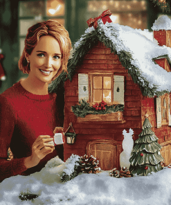 Christmas Cottage Film Diamond Painting