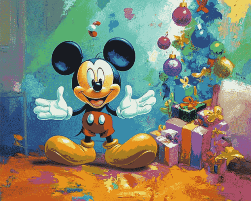 Christmas Mickey Mouse Diamond Painting