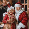 Christmas Mr and Mrs Claus Diamond Painting