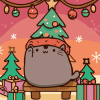 Christmas Pusheen Animation Diamond Painting