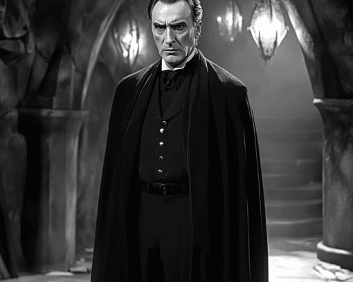 Christopher Lee Dracula Iconic Diamond Painting