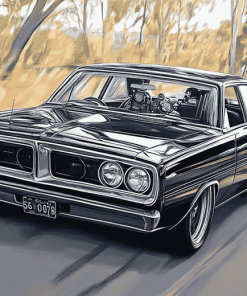 Chrysler Valiant Car Diamond Painting