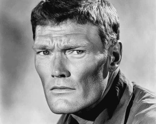 Chuck Connors Monochrome Diamond Painting