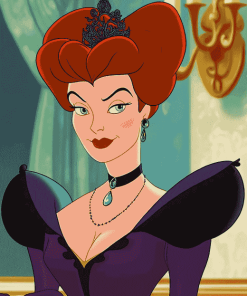 Cinderella Lady Tremaine Animation Diamond Painting