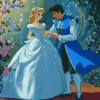 Cinderella and Prince Charming Diamond Painting