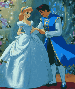 Cinderella and Prince Charming Diamond Painting