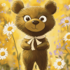 Cindy Bear Animation Diamond Painting