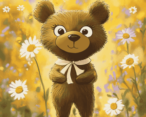 Cindy Bear Animation Diamond Painting