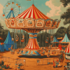 Circus Ferris Animation Diamond Painting