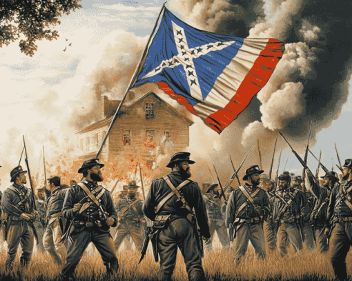 Civil War Confederate Army Diamond Painting